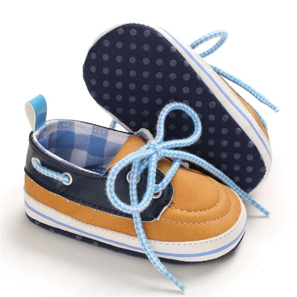 Baby Toddler Plaid Lace Up Sneakers